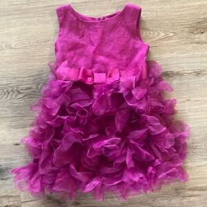 4T Girls Target Semi Formal Sleeveless Ruffle Fancy Dress XS